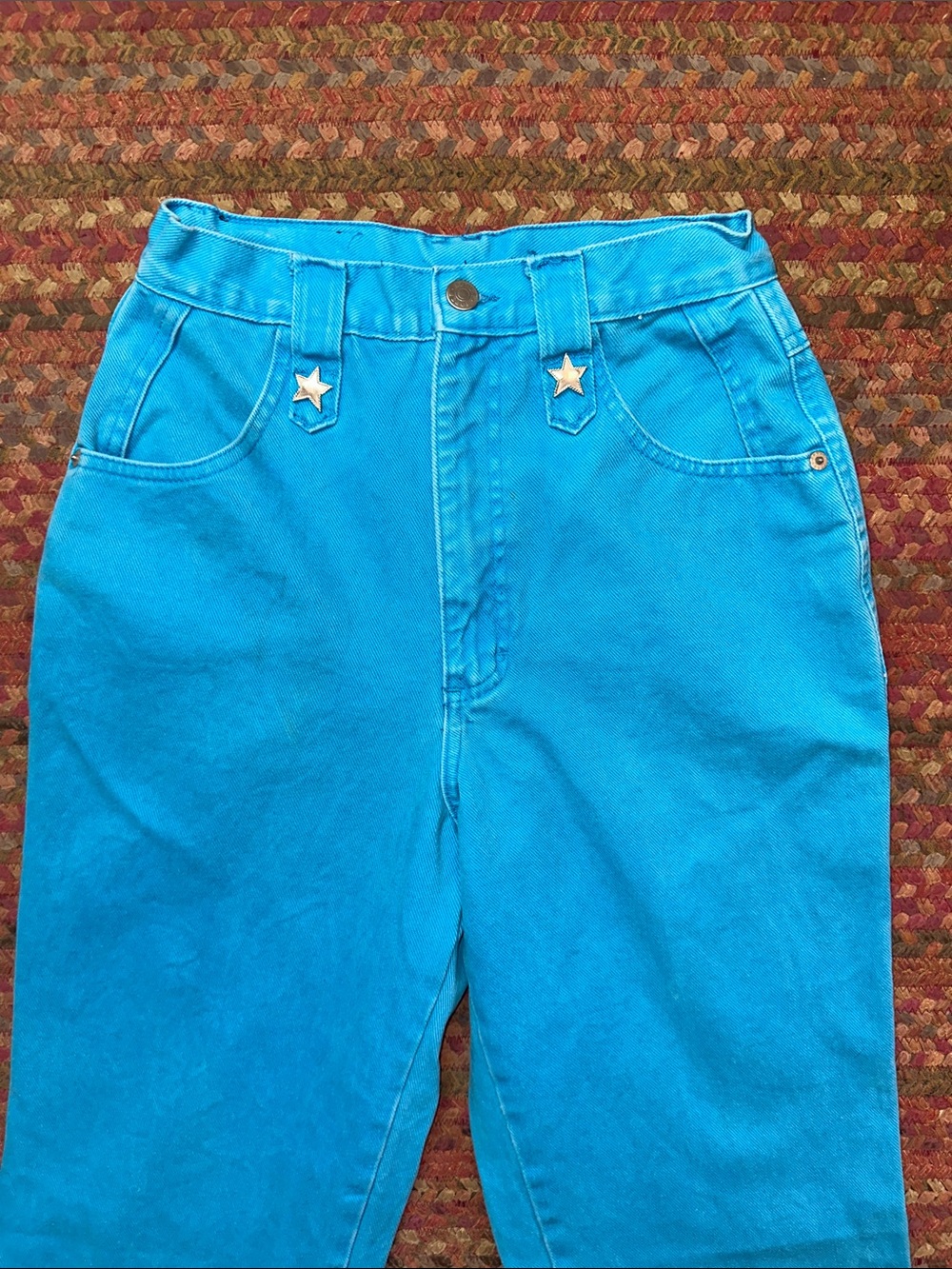 VTG ROPER BLUE STAR CONCHO HIGH RISE WESTERN JEANS - Picture 2 of 6